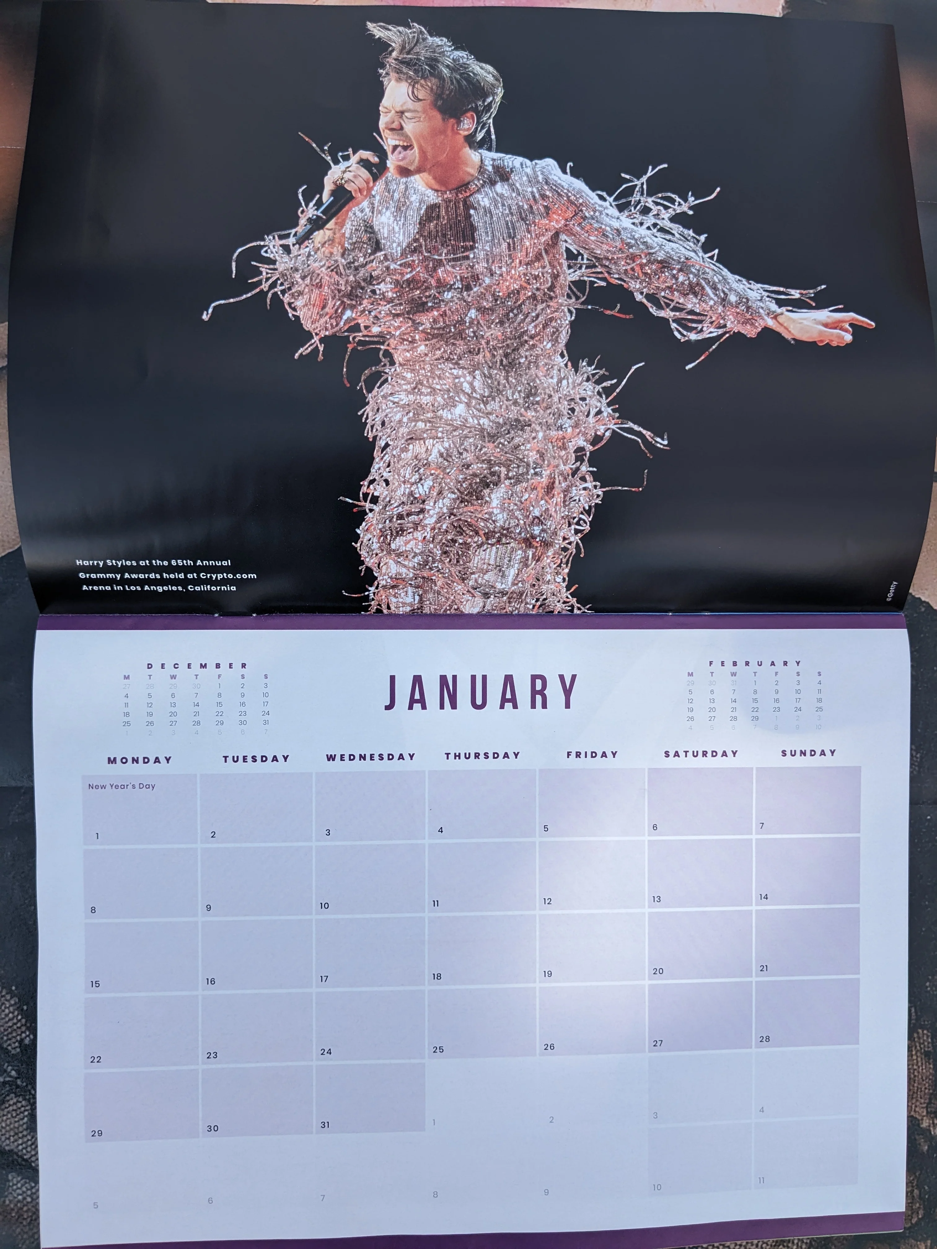 HARRY STYLES ULTIMATE FANPACK (MAGAZINE, STICKERS, POSTERS, ART CARDS & 2024 CALENDAR - Image 3