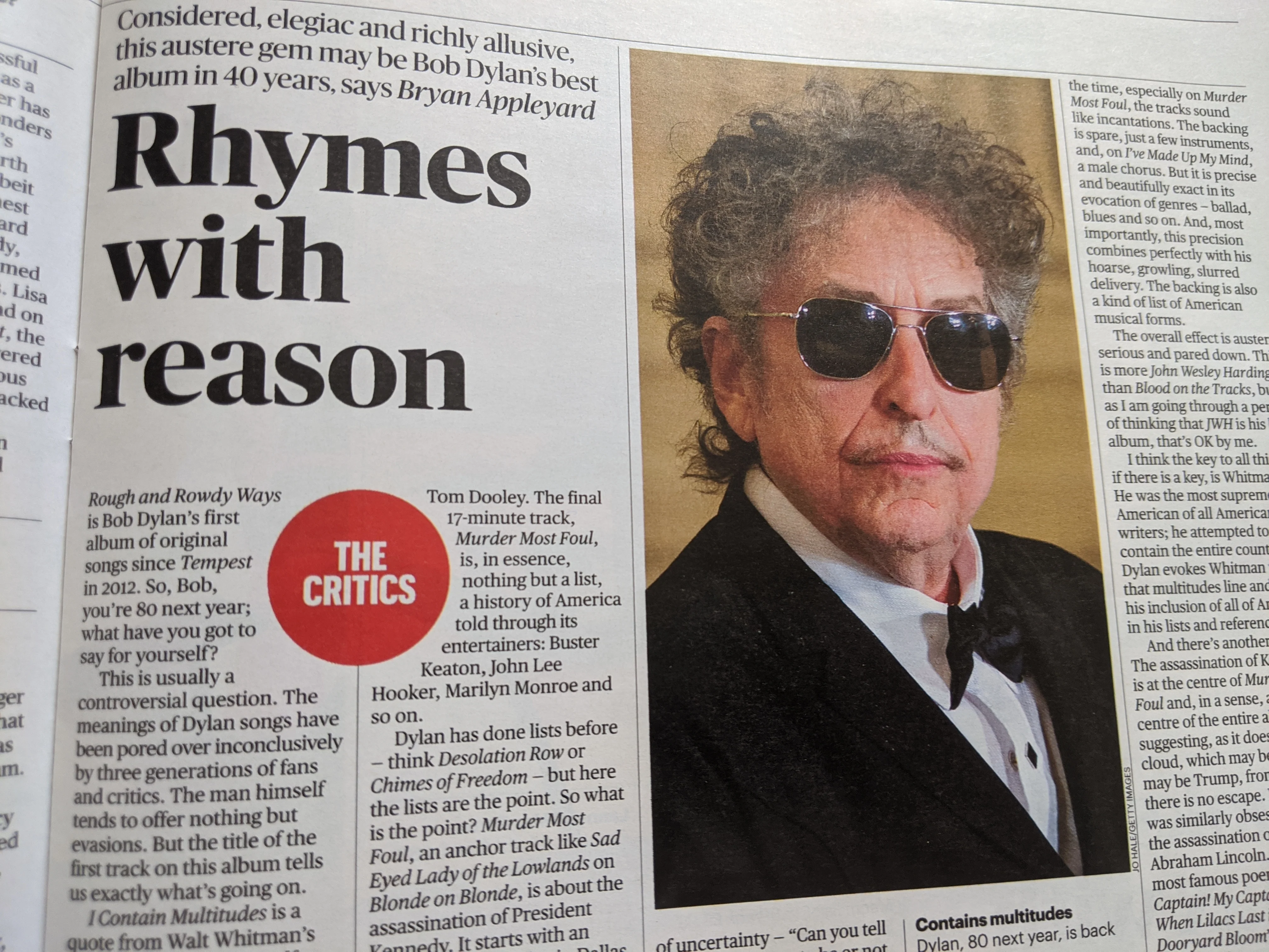 UK Culture Magazine June 2020: SIMON PEGG Bob Dylan YUSUF ISLAM Cat Stevens - Image 3
