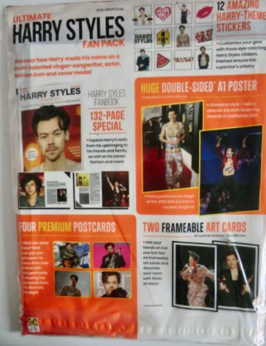 Ultimate HARRY STYLES Fan Pack + 10 Free Gifts & 12 Stickers - Brand New Sealed - Image 3