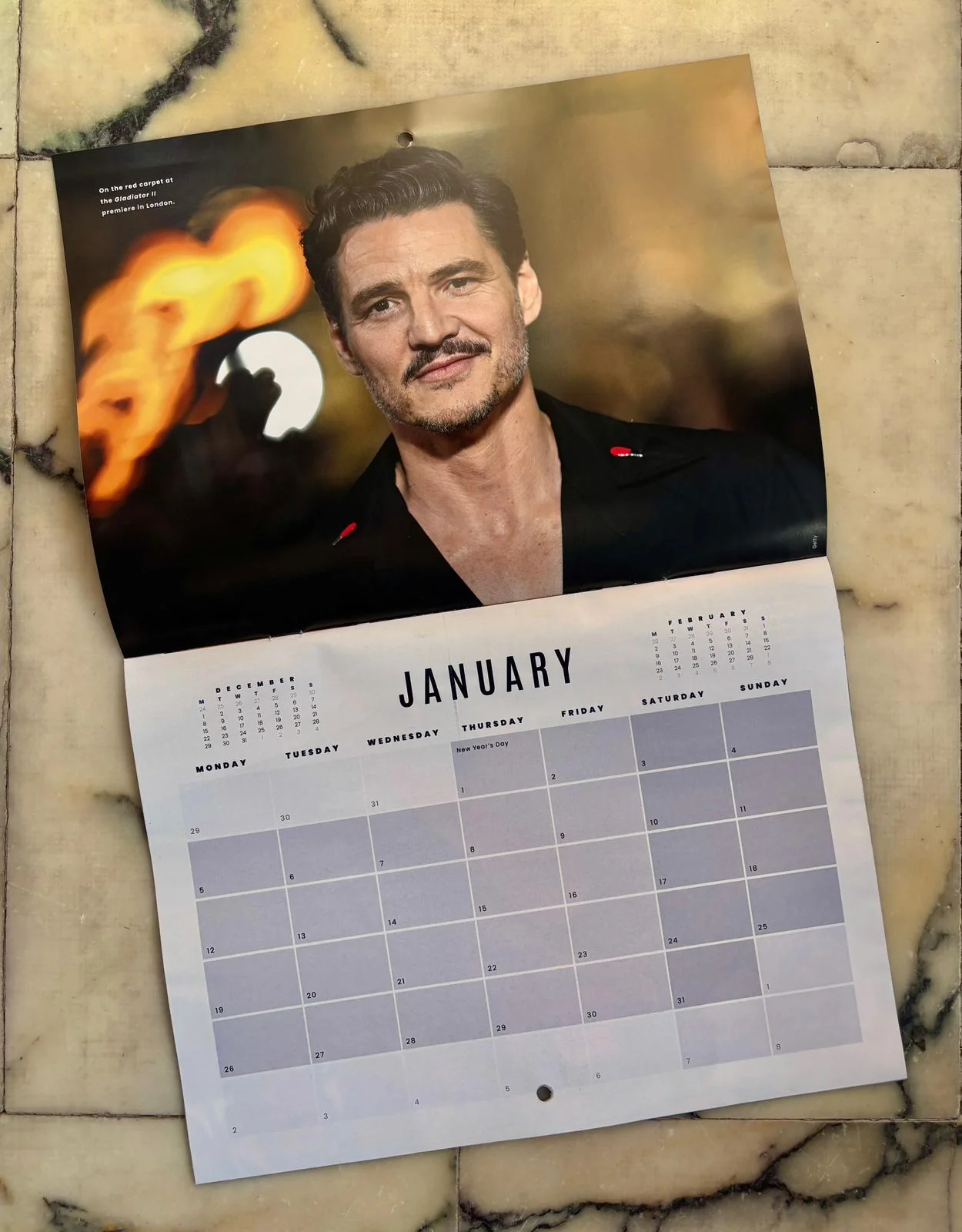 Ultimate Pedro Pascal Fan Pack: Including a Huge double sided poster, 2026 Calendar and sticker sheet - Image 4