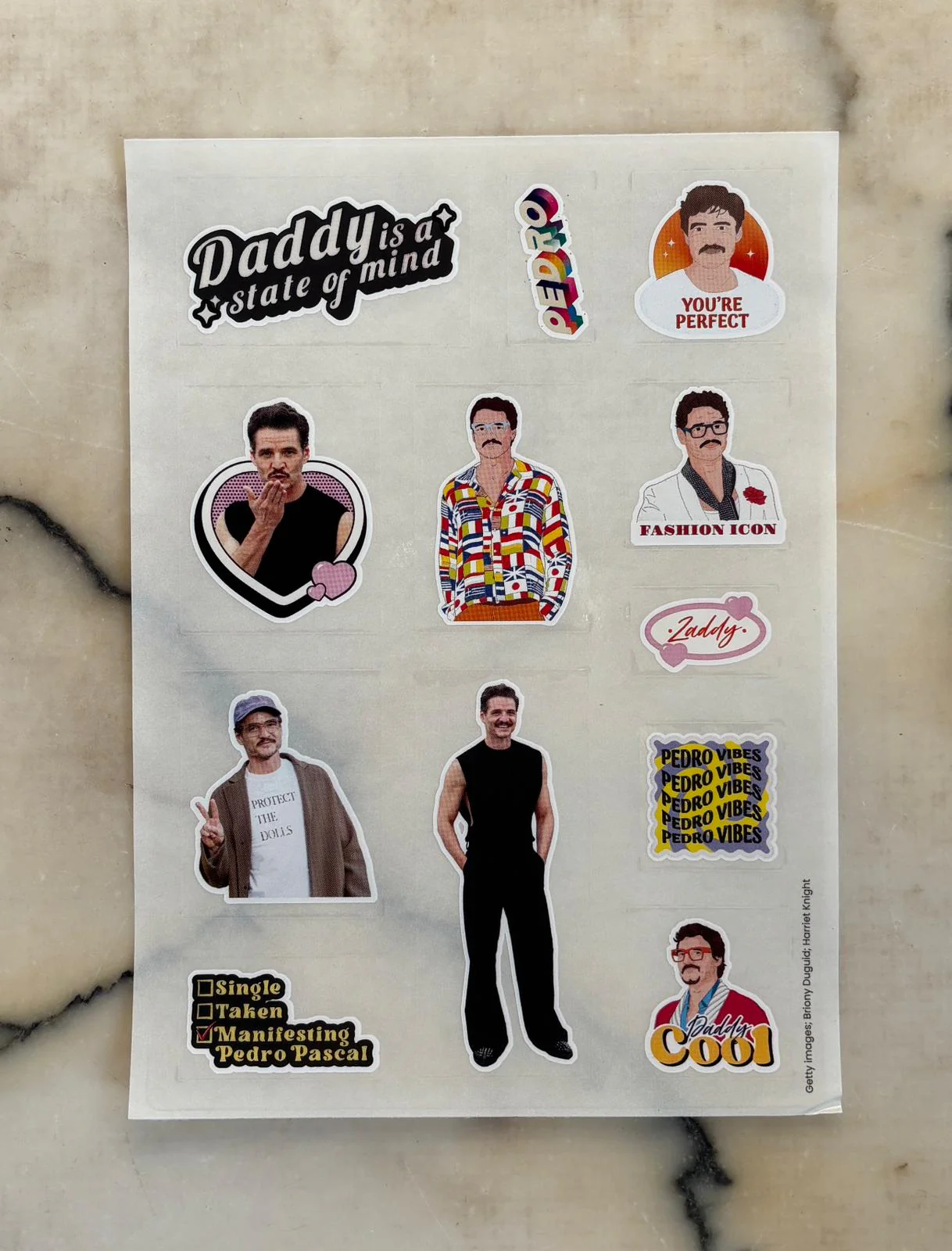 Ultimate Pedro Pascal Fan Pack: Including a Huge double sided poster, 2026 Calendar and sticker sheet - Image 8